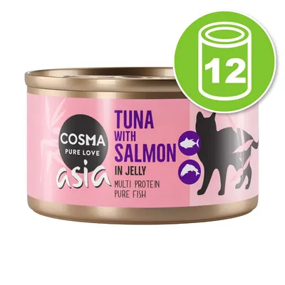 Lot Cosma Asia en gelée 12 x 85 g pour chat