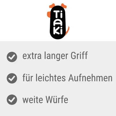 Tiaki. Extra langer Griff, für leichtes Aufnehmen, weite Würfe.