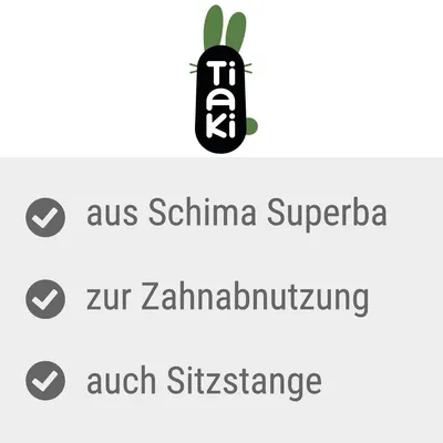 Tiaki. aus Schima Superba, zur Zahnabnutzung, auch Sitzstange (texte en allemand).