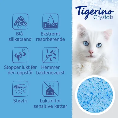 Tigerino Crystals Fun - Fargerik kattesand