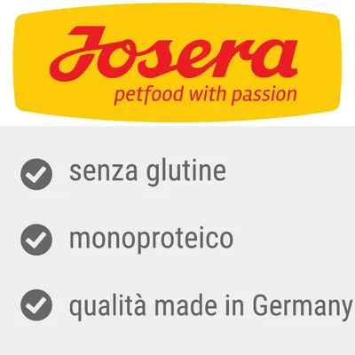 Josera petfood with passion, senza glutine, monoproteico, qualità made in Germany