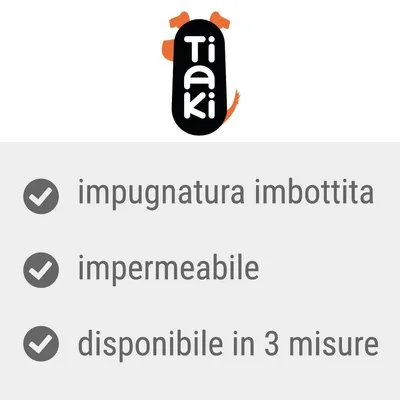 Tiaki. impugnatura imbottita, impermeabile, disponibile in 3 misure.