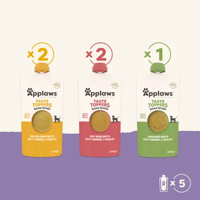 Applaws Taste Toppers Mixed Pack 5 x 200g - Mixed Pack (3 Varieties)