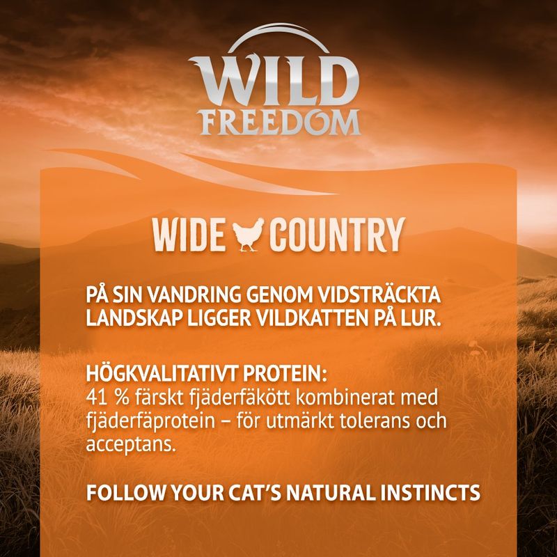 Wild Freedom Adult "Wide Country" - Poultry