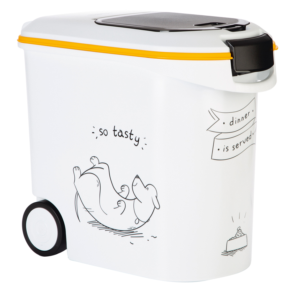Fotografie produktu: Curver nádoba na granule se siluetou psa - na 12 kg / 35 litru granulí krmiva