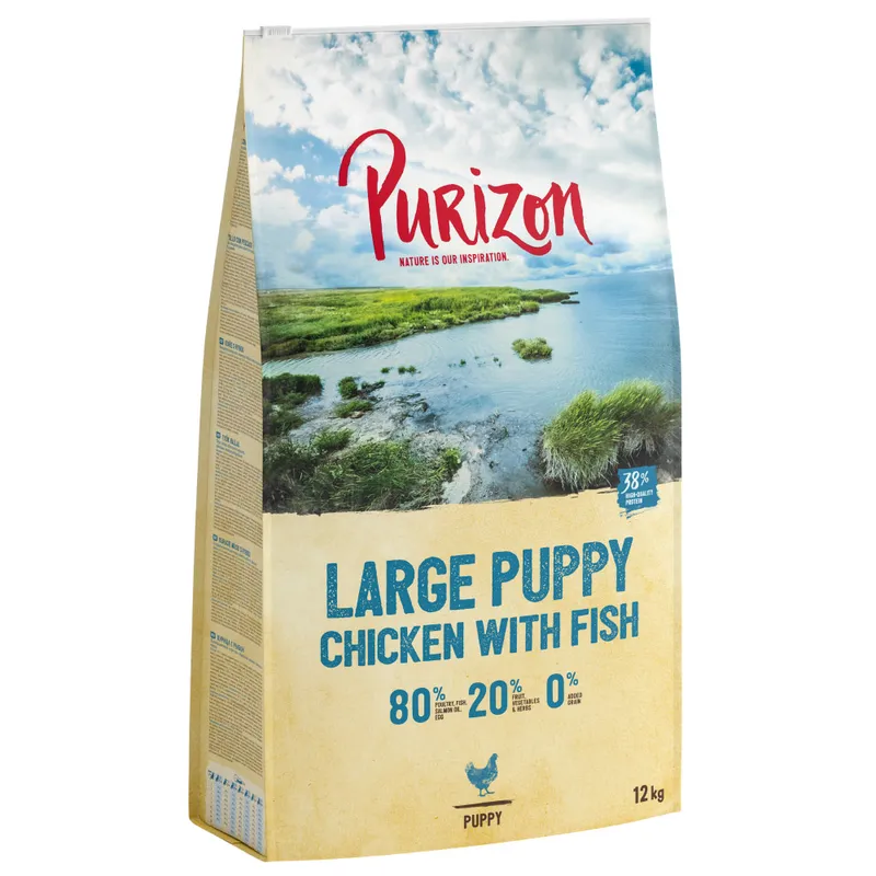 Purizon 2 x 12 kg pienso para perros - Pack Ahorro - Large Puppy