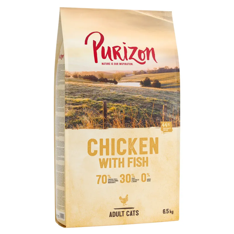 Purizon Original Pollo con pescado, sin cereales - 6,5 kg