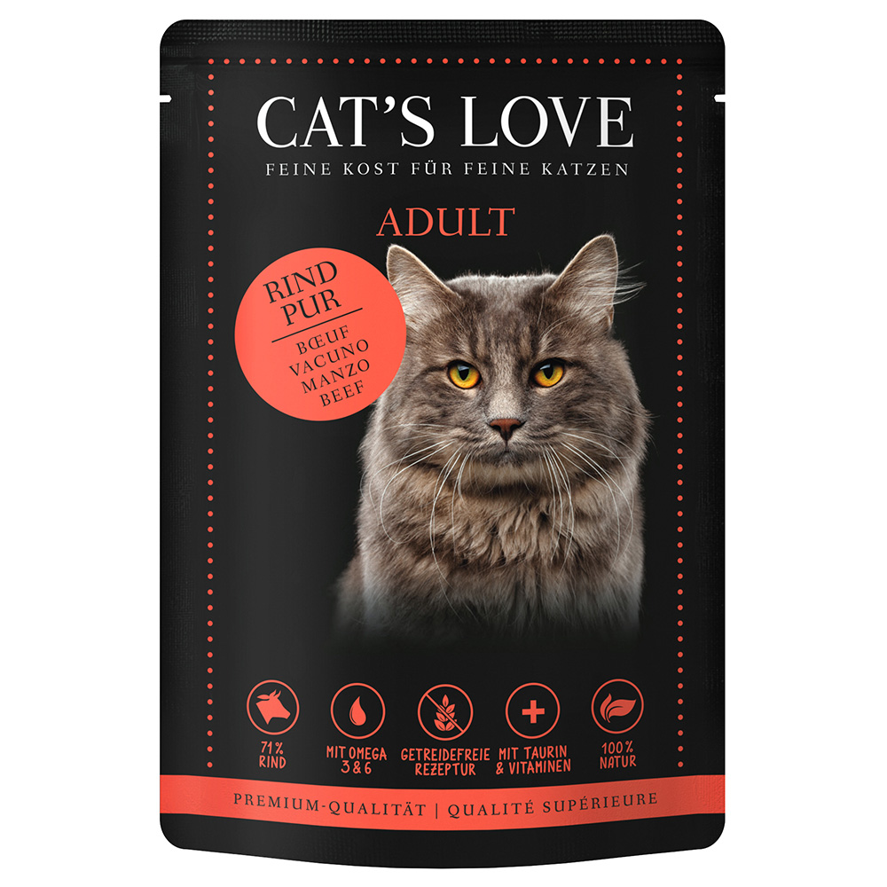 Fotografie produktu: Cat's Love 24 x 85 g – výhodné balení - Senior kachní