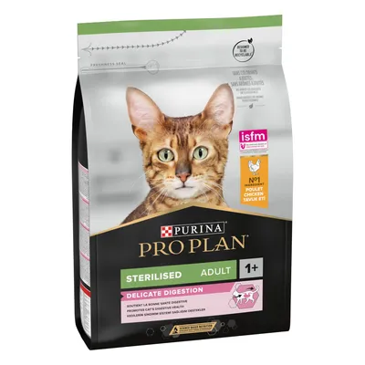 Purina Pro Plan Sterilised Adult 1+ Delicate Digestion - Chicken - Economy Pack: 2 x 3kg Purina Pro Plan Sterilised Adult 1+ Delicate Digestion - Chicken - Economy Pack: 2 x 3kg