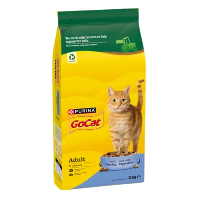 Go-Cat Adult with Herring & Vegetables - 2kg Go-Cat Adult with Herring & Vegetables - 2kg