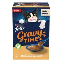 Felix Gravy Time 6 x 40g - Saver Pack: Chicken & Turkey (12 x 40g)