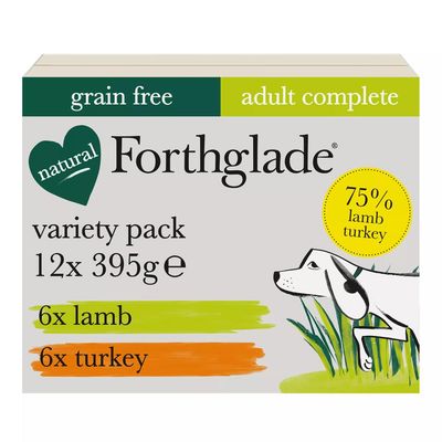 Forthglade Complete Meal Grain-Free Adult Dog - Lamb & Turkey 24 x 395g