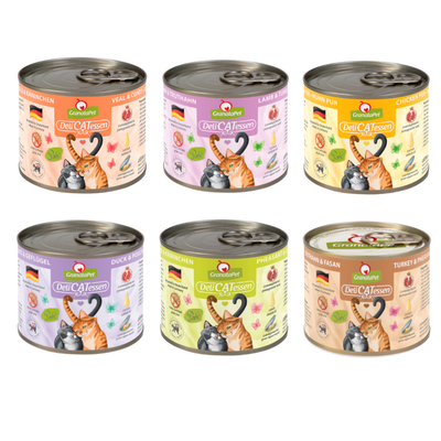 GranataPet DeliCatessen 6 x 200 g Kattenvoer Mix III