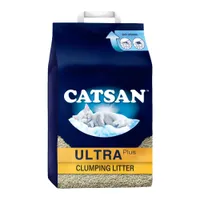 Catsan Ultra Plus Clumping Cat Litter - 3 x 5L