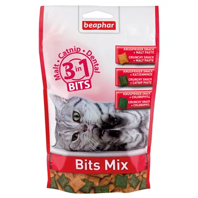 beaphar Bits Mix pour chat - 150 g