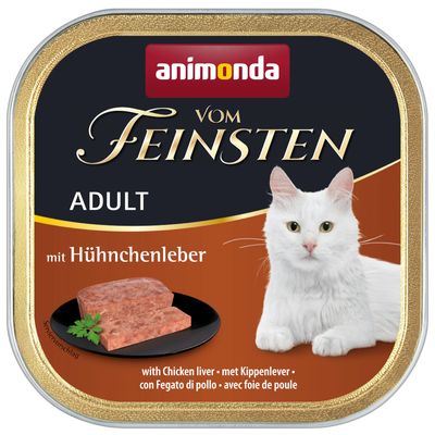 animonda vom Feinsten Adult 6 x 100 g Hühnchenleber