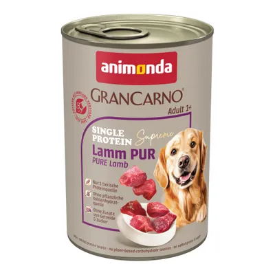 animonda GranCarno Adult Single Protein Supreme 24 x 400 g - pur agneau