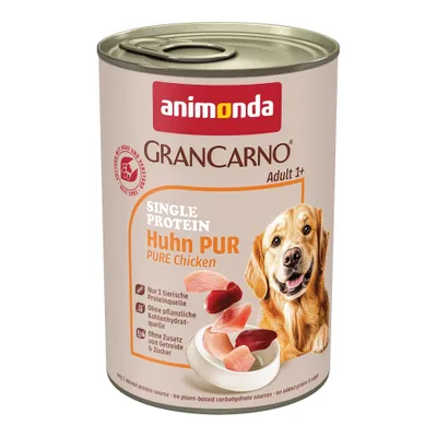 6 x 400 g animonda GranCarno Adult Single Protein Superfoods - Kylling