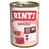 RINTI Sensible 6 x 400 g - Marha & rizs