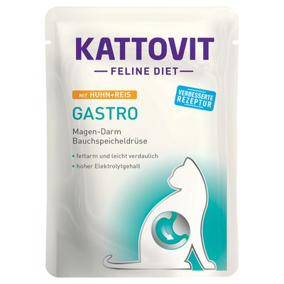 Kattovit Feline Gastro kapsičky 6 x 85 g kuracie a ryža