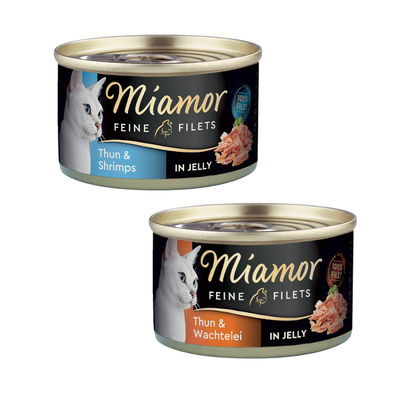 Miamor Feine Filets In Jelly mit Huhn & Pasta, 12 Dosen à 100 g abgebildet