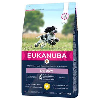 Eukanuba Puppy Medium Breed Chicken 3kg
