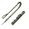 Lot HUNTER London : collier + laisse, vert olive pour chien Vario Basic taille M + laisse 200 x 1 cm