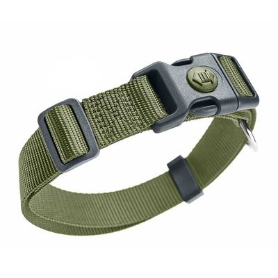 Collare Hunter London, verde oliva Vario Plus Tg.L: circonferenza 34-56 cm x H 2 cm