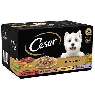 Cesar Country Stew Mixed Pack 8 x 150g