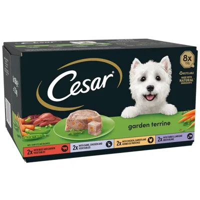Cesar Garden Terrine Trays Mixed Pack in Loaf Cesar Garden Terrine Trays Mixed Pack in Loaf