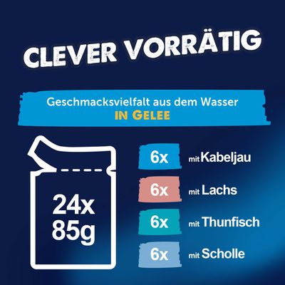 Felix "So gut wie es aussieht" saszetki, 24 x 85 g - Rybne smaki 