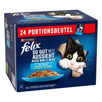 Felix Fantastic (So gut...) 48 x 85 g  - treska, losos, tuniak, platýz