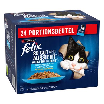 Felix Fantastic 24 x 85 g 24 x 85 g - Atún, salmón, bacalao, abadejo