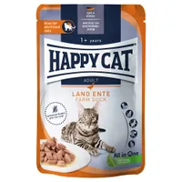 Happy Cat Meat en sauce 24 x 85 g pour chat - canard fermier