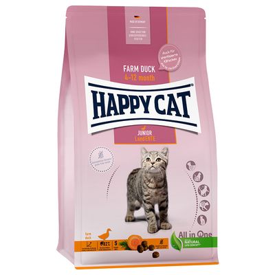 Happy Cat Young Junior Land-Ente 1,3 kg