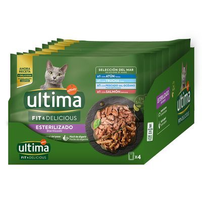 38 + 10 gratis! 48 x 85 g Ultima Kattenvoer