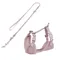 Trixie Junior Welpen-Softgeschirr mit Leine 26-34 cm/10 mm, 200 cm, flieder