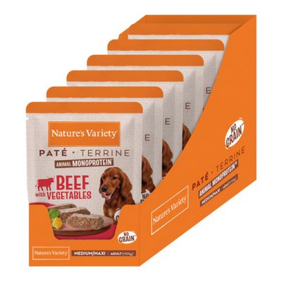 Megabalenie Nature's Variety Paté No Grain Adult Medium/Maxi 16x300 g