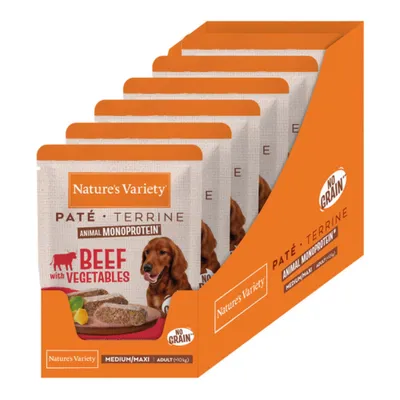 Megabalenie Nature's Variety Paté No Grain Adult Medium/Maxi 16x300 g - kuracie