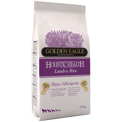 Golden Eagle Hypoallergen Agnello e Riso Crocchette per cani 10 kg