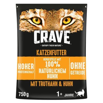 Crave Kat Droogvoer Adult met Kalkoen en Kip Kattenvoer