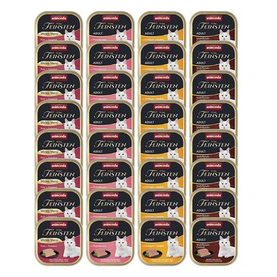 Mixpaket animonda Vom Feinsten 32 x 100 g Fleisch Vielfalt mit Geflügel (4 Sorten)