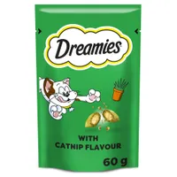 Dreamies Cat Snack Classic - Saver Pack: 8 x with Catnip