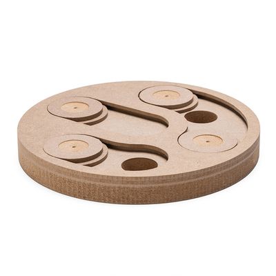 Karlie Hunde Intelligenzspielzeug aus Holz Doggy Brain Train 2in1