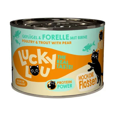Lucky Lou adulte 6 x 200 g - Volaille & truite
