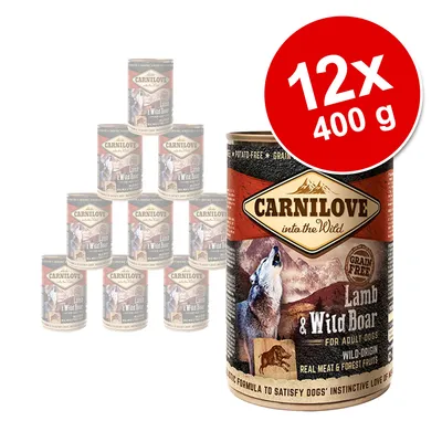 Økonomipakning Carnilove Adult viltkjøtt 12 x 400 g