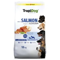 Tropidog Premium Adult Medium & Large, łosoś - 12 kg