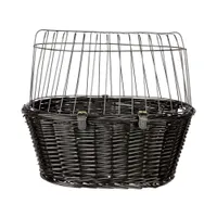 Trixie cykelkorg, svart - L 50 x B 35  x H 41 cm