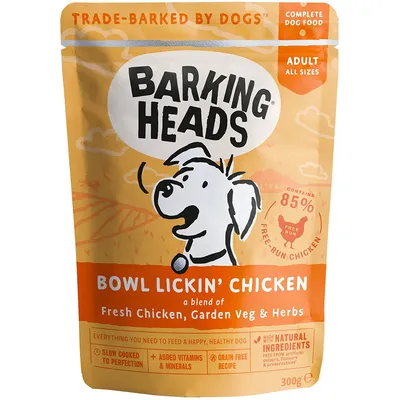Barking Heads Bowl Lickin’ Chicken - Saver Pack: 20 x 300g Barking Heads Bowl Lickin’ Chicken - Saver Pack: 20 x 300g