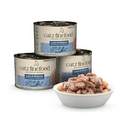 catz finefood Ragout 6 x 190 g - No. 607 Kangoeroe & Eend